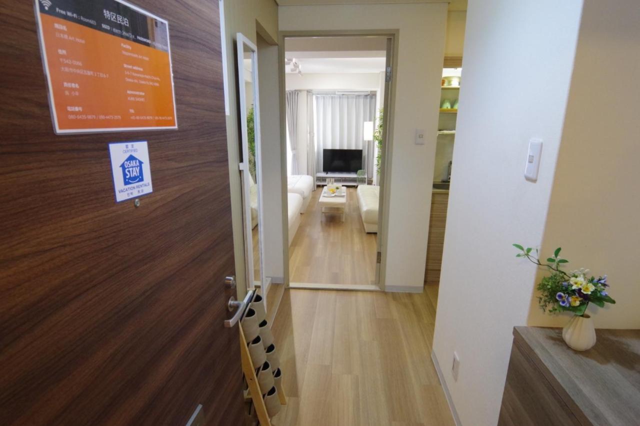 Nippombashi Art Hotel 603 Ōsaka Exterior foto